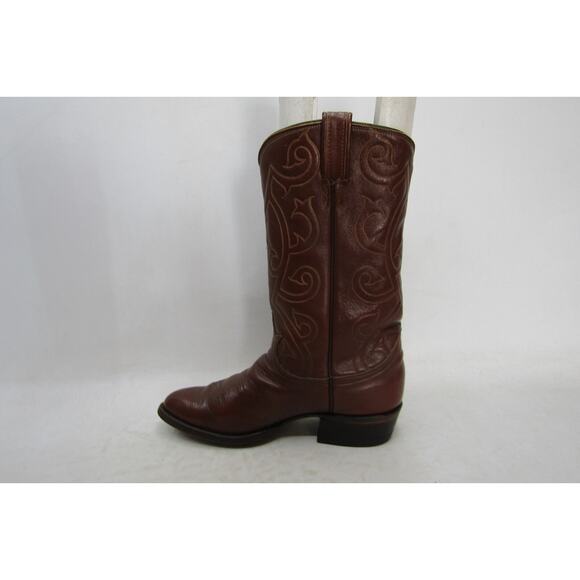 TONY LAMA Gold Label Mens Size 7.5 D Brown Leather Cowboy Western Boots main image 5